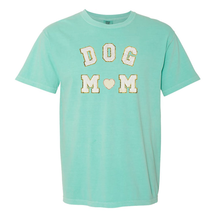 Dog Mom Letter Patch Comfort Colors T-Shirt