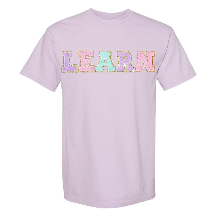 Learn Letter Patch Comfort Colors T-Shirt
