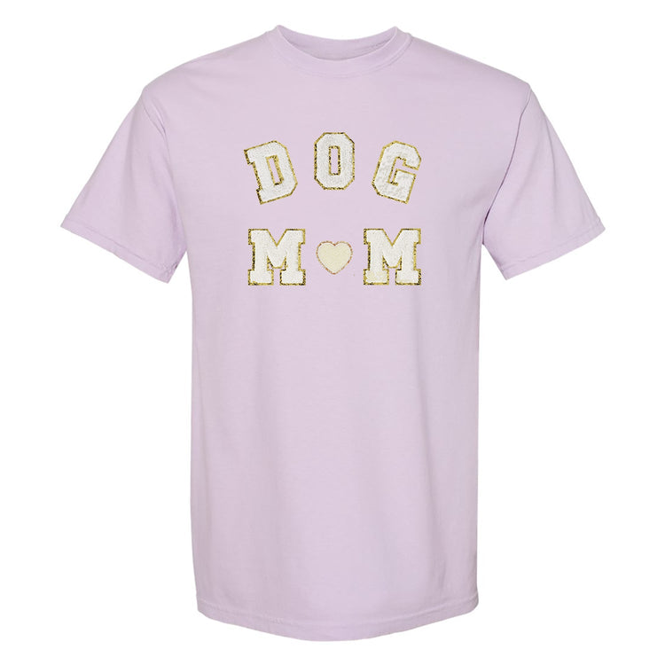 Dog Mom Letter Patch Comfort Colors T-Shirt