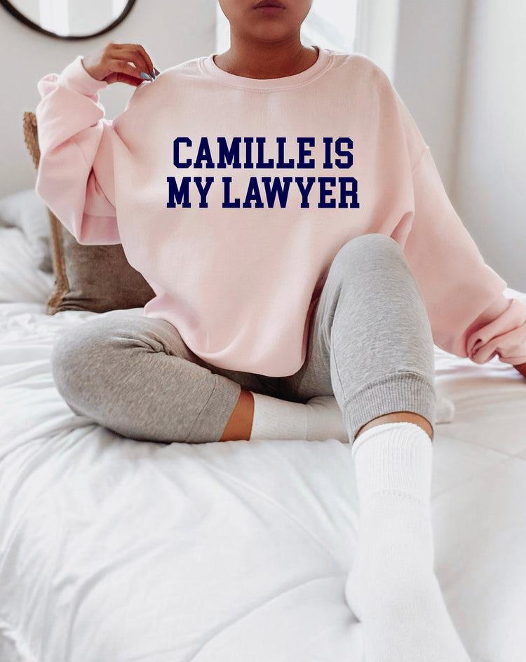Camille Is My Lawyer Crewneck Sweatshirt
