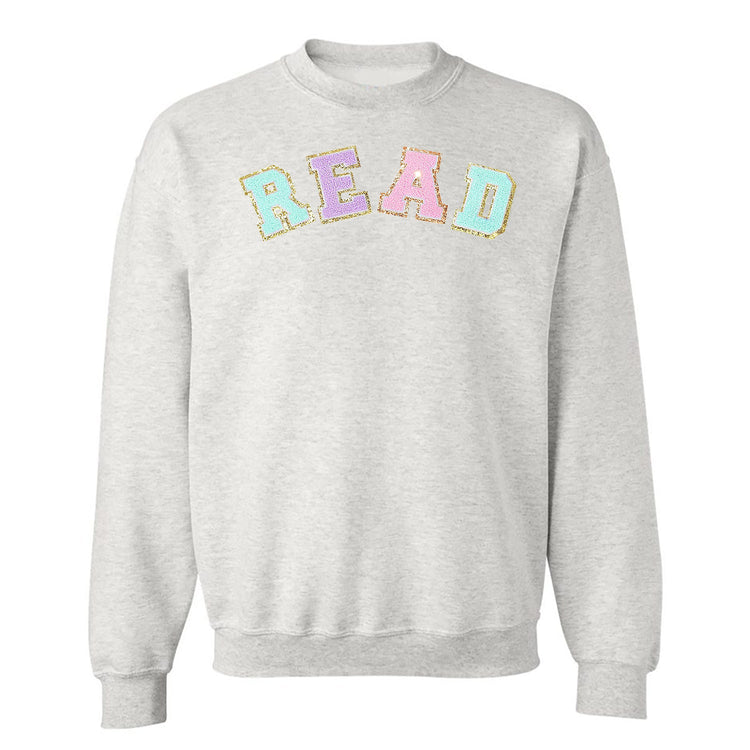 Read Letter Patch Crewneck Sweatshirt