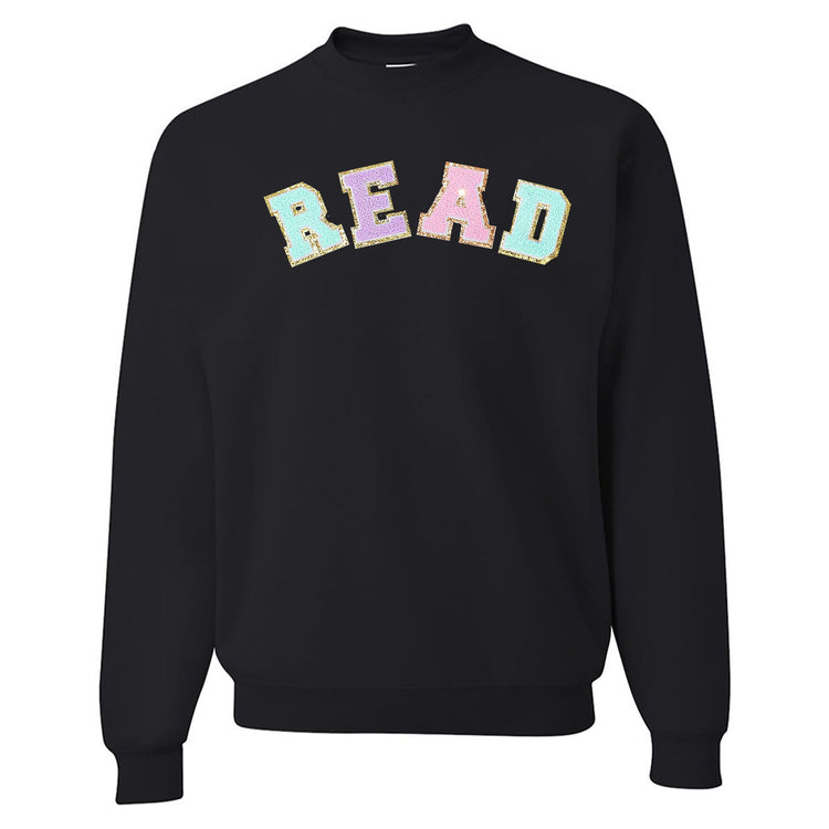 Read Letter Patch Crewneck Sweatshirt