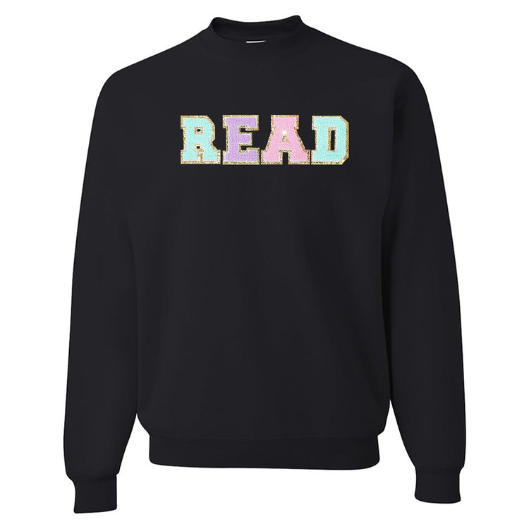 Read Letter Patch Crewneck Sweatshirt