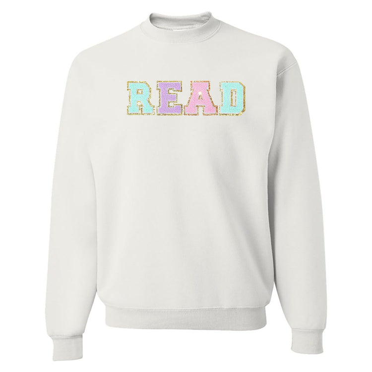 Read Letter Patch Crewneck Sweatshirt