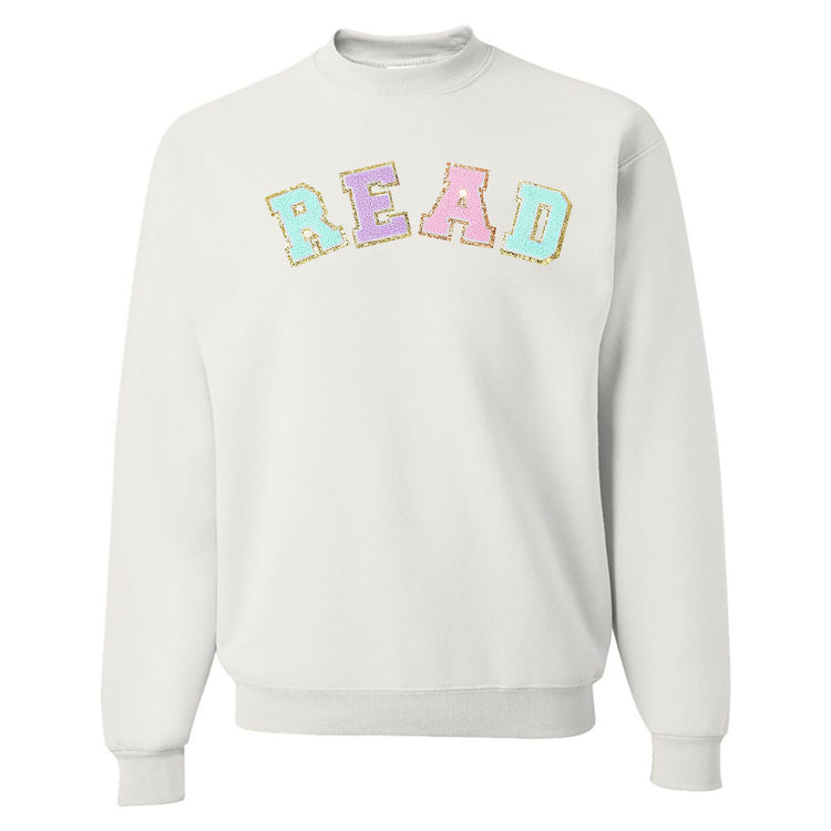 Read Letter Patch Crewneck Sweatshirt