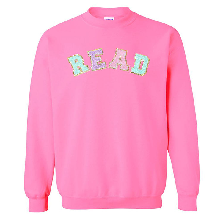 Read Letter Patch Crewneck Sweatshirt