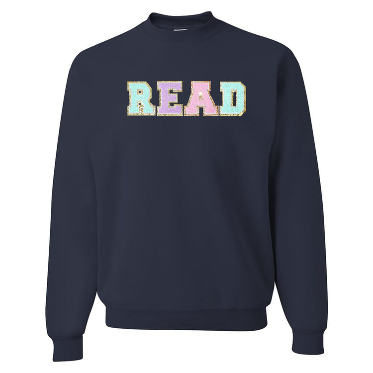 Read Letter Patch Crewneck Sweatshirt