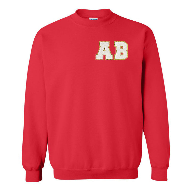 Nurse Letter Patch Crewneck Sweatshirt