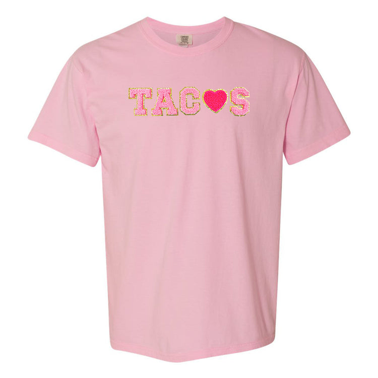 Tacos Letter Patch Comfort Colors T-Shirt