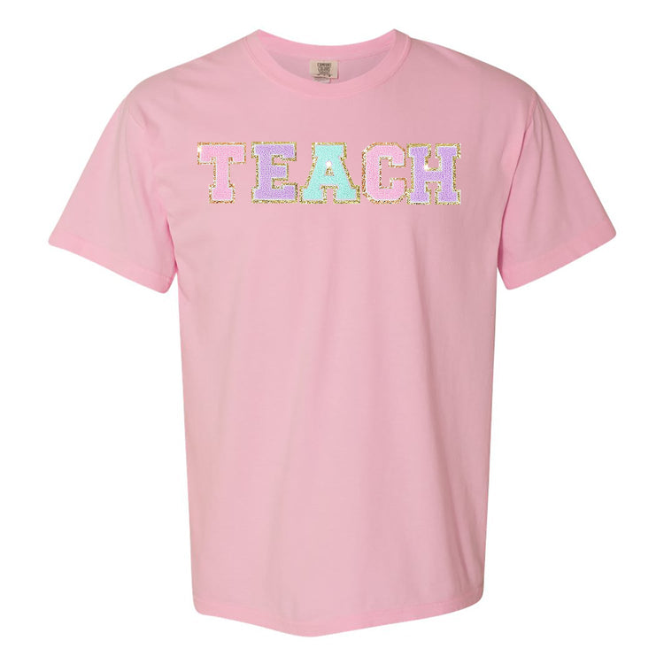Teach Letter Patch Comfort Colors T-Shirt