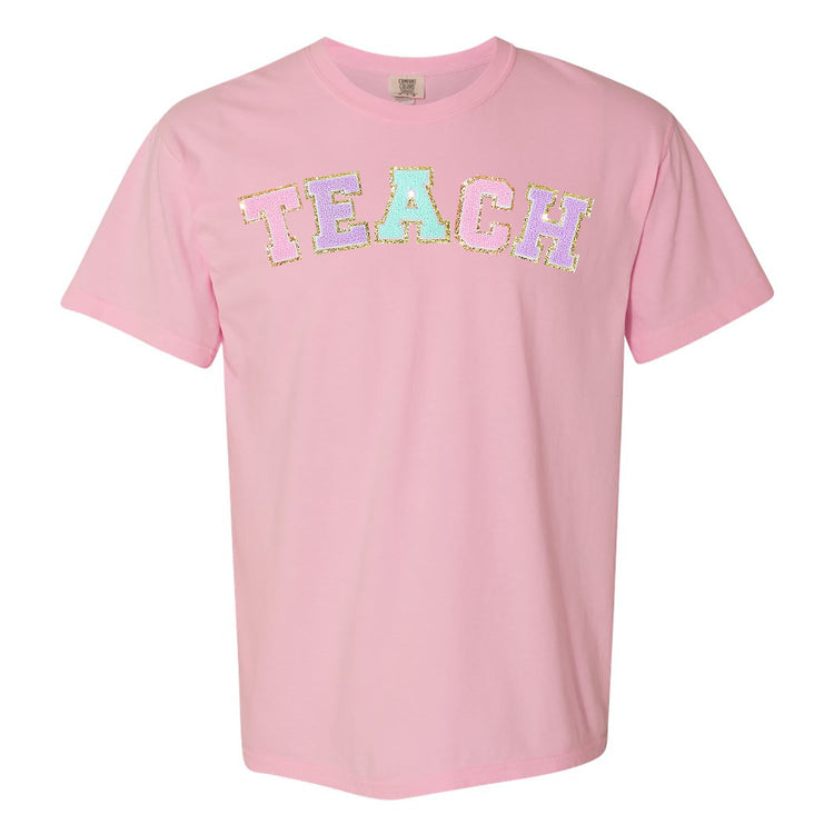 Teach Letter Patch Comfort Colors T-Shirt
