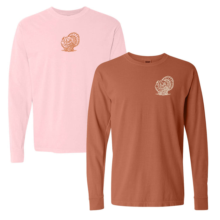 Turkey Comfort Colors Long Sleeve T-Shirt