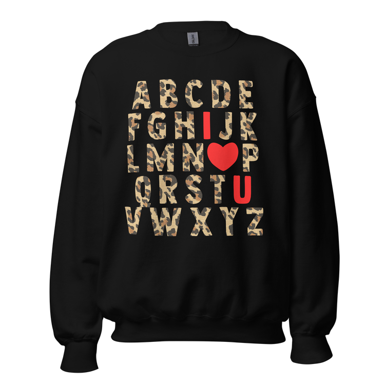 Teacher 'ABC Leopard Love' Sweatshirt
