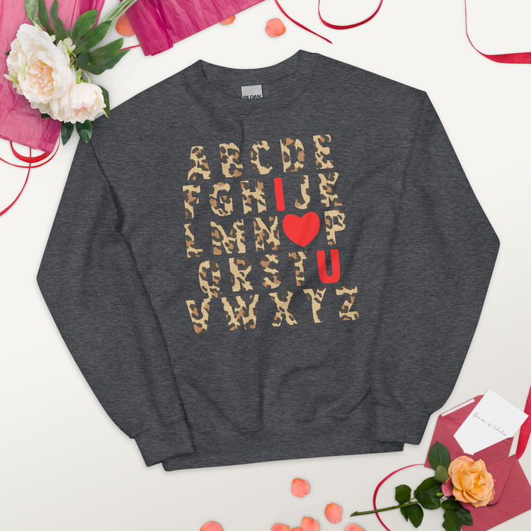 Teacher 'ABC Leopard Love' Sweatshirt