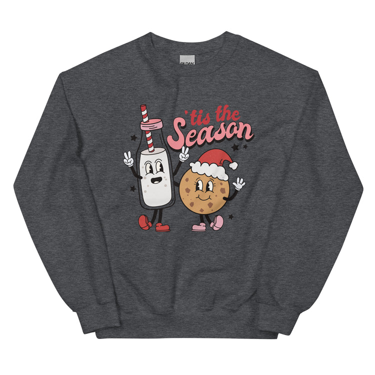 'Tis The Season 'Milk & Cookies' Crewneck Sweatshirt