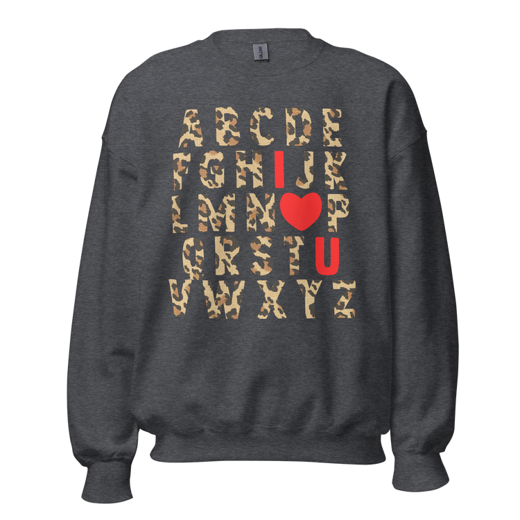Teacher 'ABC Leopard Love' Sweatshirt