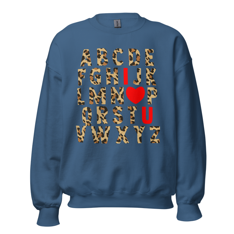 Teacher 'ABC Leopard Love' Sweatshirt