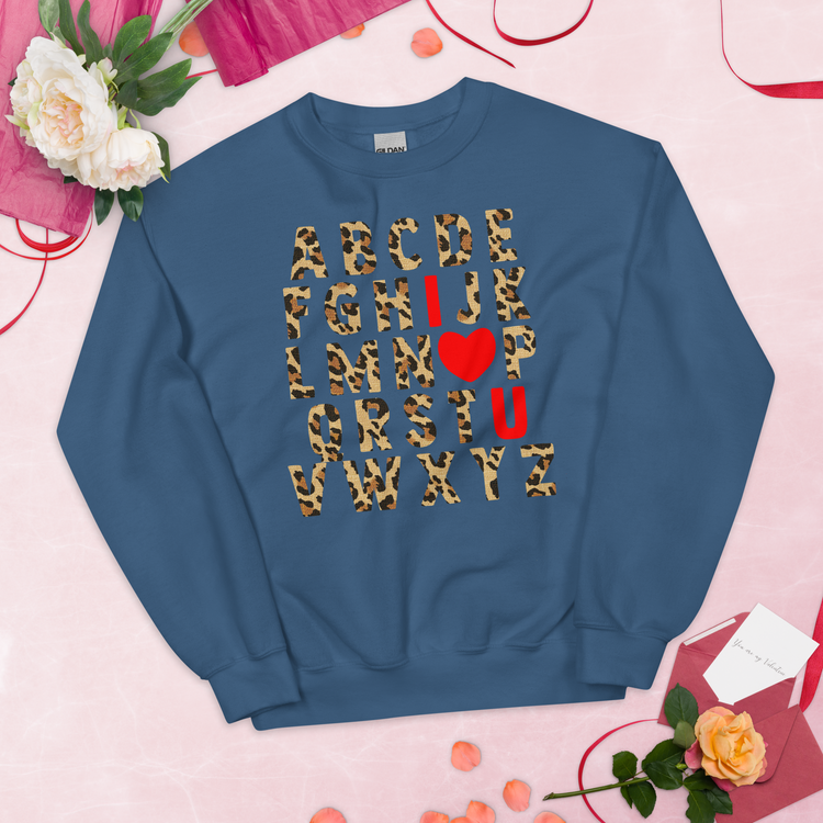 Teacher 'ABC Leopard Love' Sweatshirt