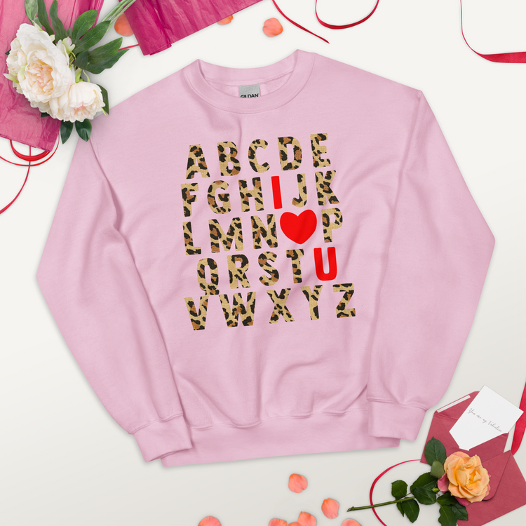 Teacher 'ABC Leopard Love' Sweatshirt