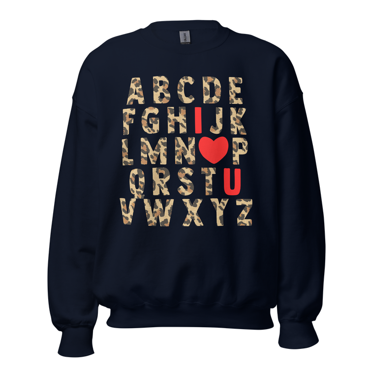 Teacher 'ABC Leopard Love' Sweatshirt