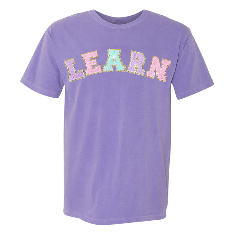 Learn Letter Patch Comfort Colors T-Shirt
