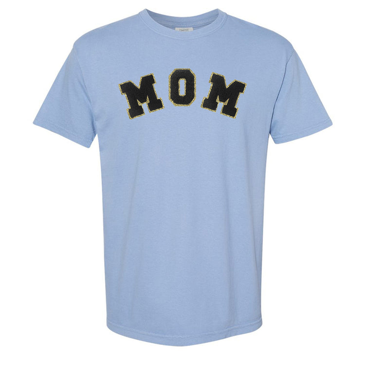 Mama/Mom Letter Patch Comfort Colors T-Shirt