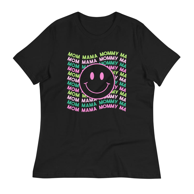 Mom, Mama, Mommy, Ma womens relaxed tee