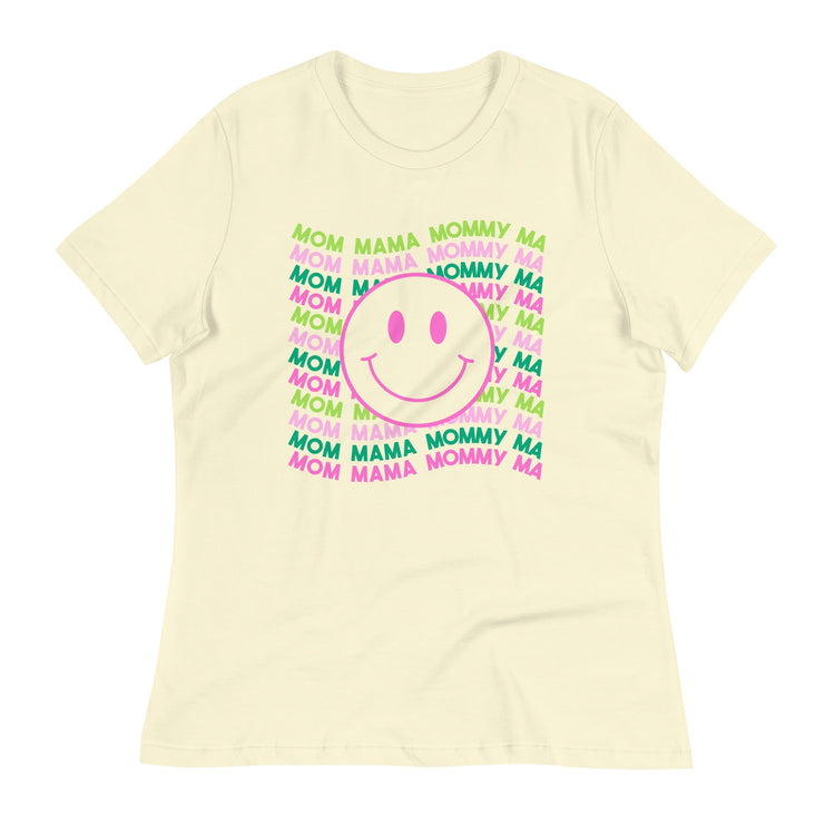 Mom, Mama, Mommy, Ma womens relaxed tee
