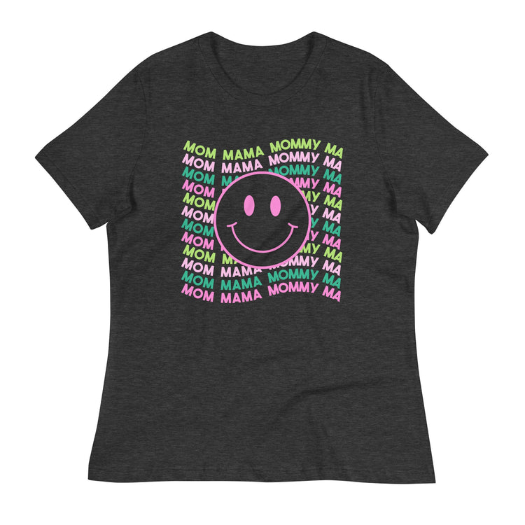 Mom, Mama, Mommy, Ma womens relaxed tee