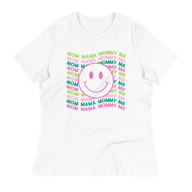 Mom, Mama, Mommy, Ma womens relaxed tee
