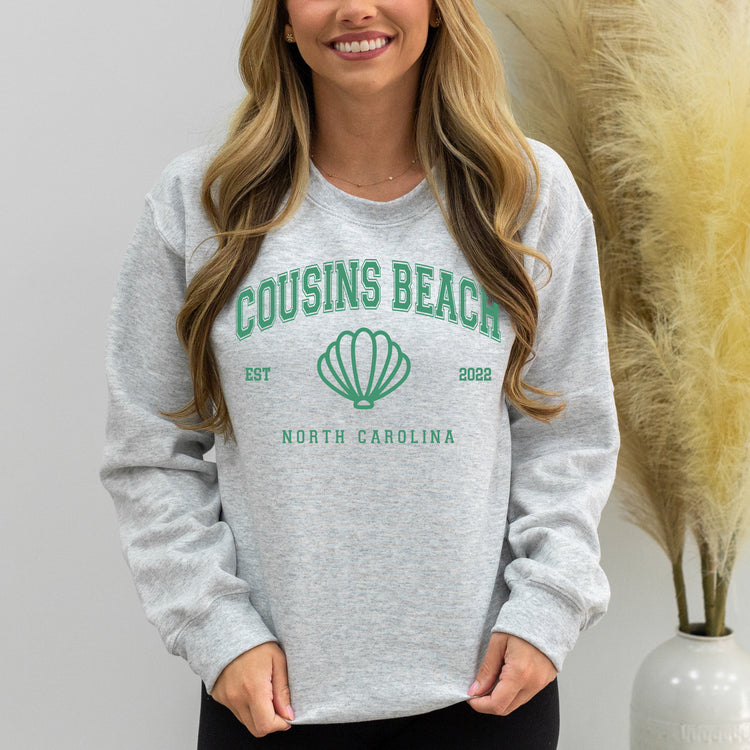 'Cousins Beach' Crewneck Sweatshirt