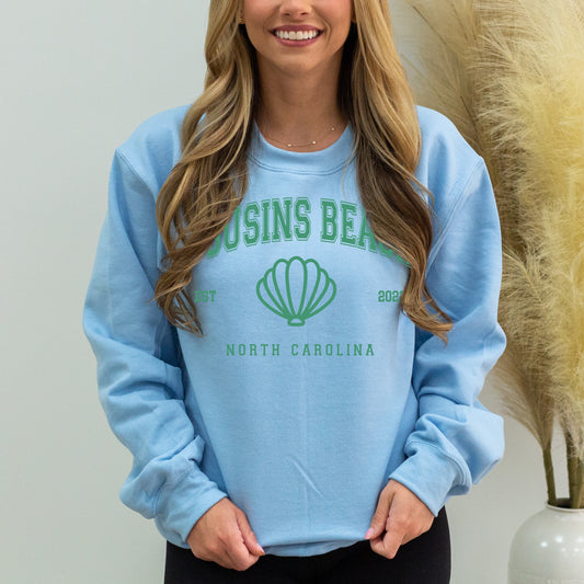'Cousins Beach' Crewneck Sweatshirt