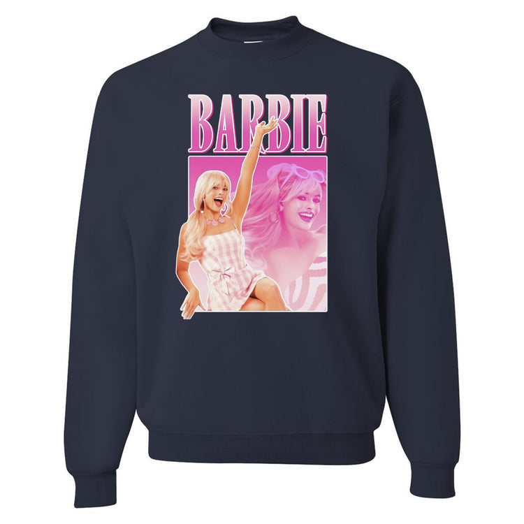 'Margot Robbie as Barbie' Crewneck Sweatshirt