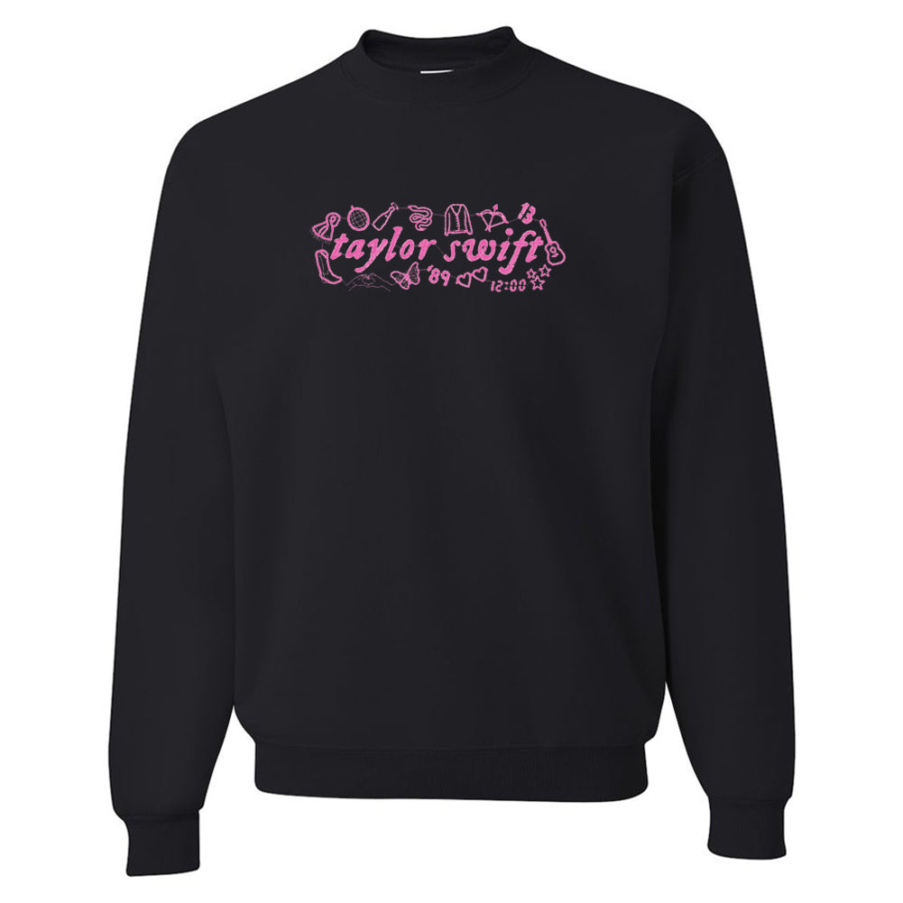 Taylor swift online embroidered crewneck