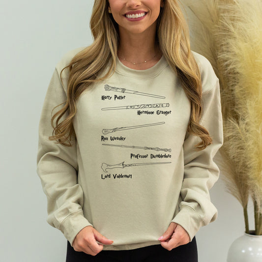 'Harry Potter Wands' Crewneck Sweatshirt