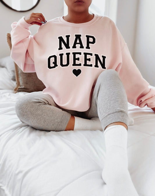Nap Queen Crewneck Sweatshirt