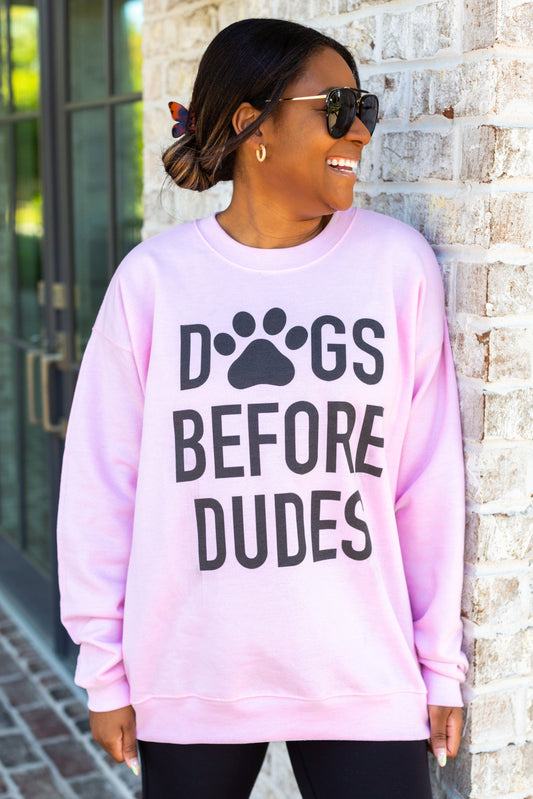 Dogs Before Dudes Crewneck Sweatshirt
