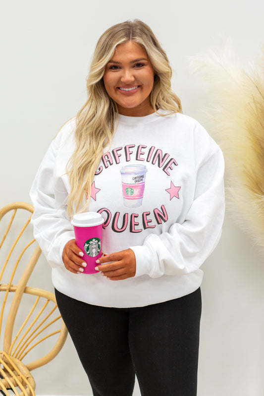 Caffeine Queen Crewneck Sweatshirt