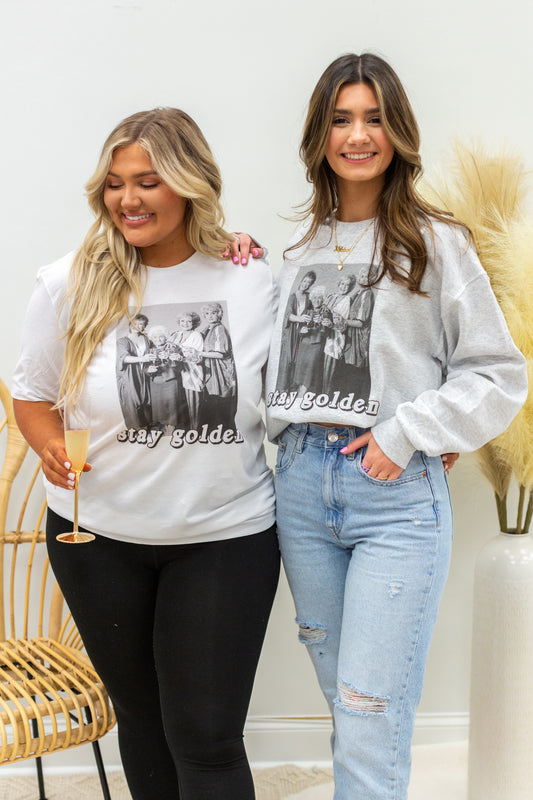Stay Golden Graphic Tee & Crew