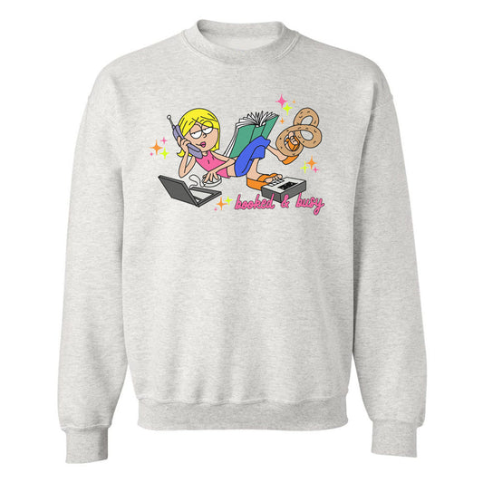 Lizzie McGuire Booked & Busy Crewneck Sweatshirt