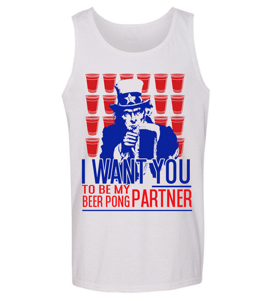 Beer Pong Parter Tank Top