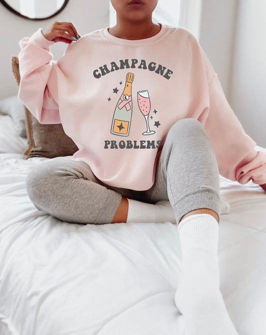 Champagne Problems Crewneck Sweatshirt