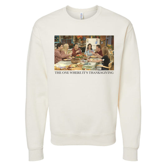 'Friends Thanksgiving Dinner' Crewneck Sweatshirt