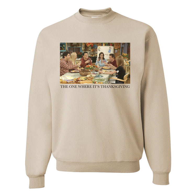 'Friends Thanksgiving Dinner' Crewneck Sweatshirt