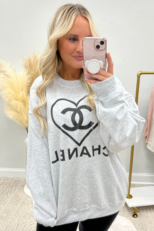 Ash Heart Crewneck