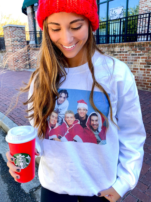 NSYNC 'Happy Holidays' Crewneck Sweatshirt