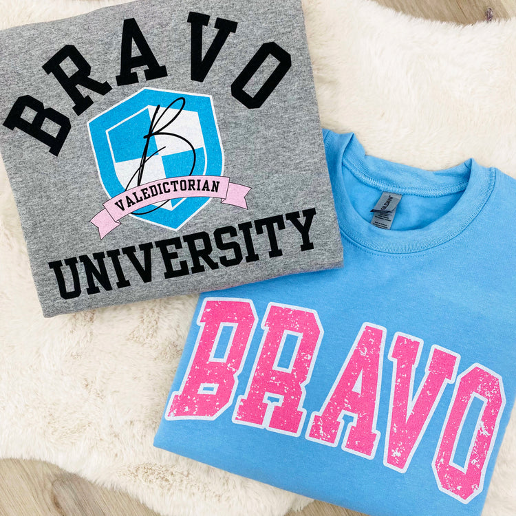 'Bravo University' Crewneck Sweatshirt