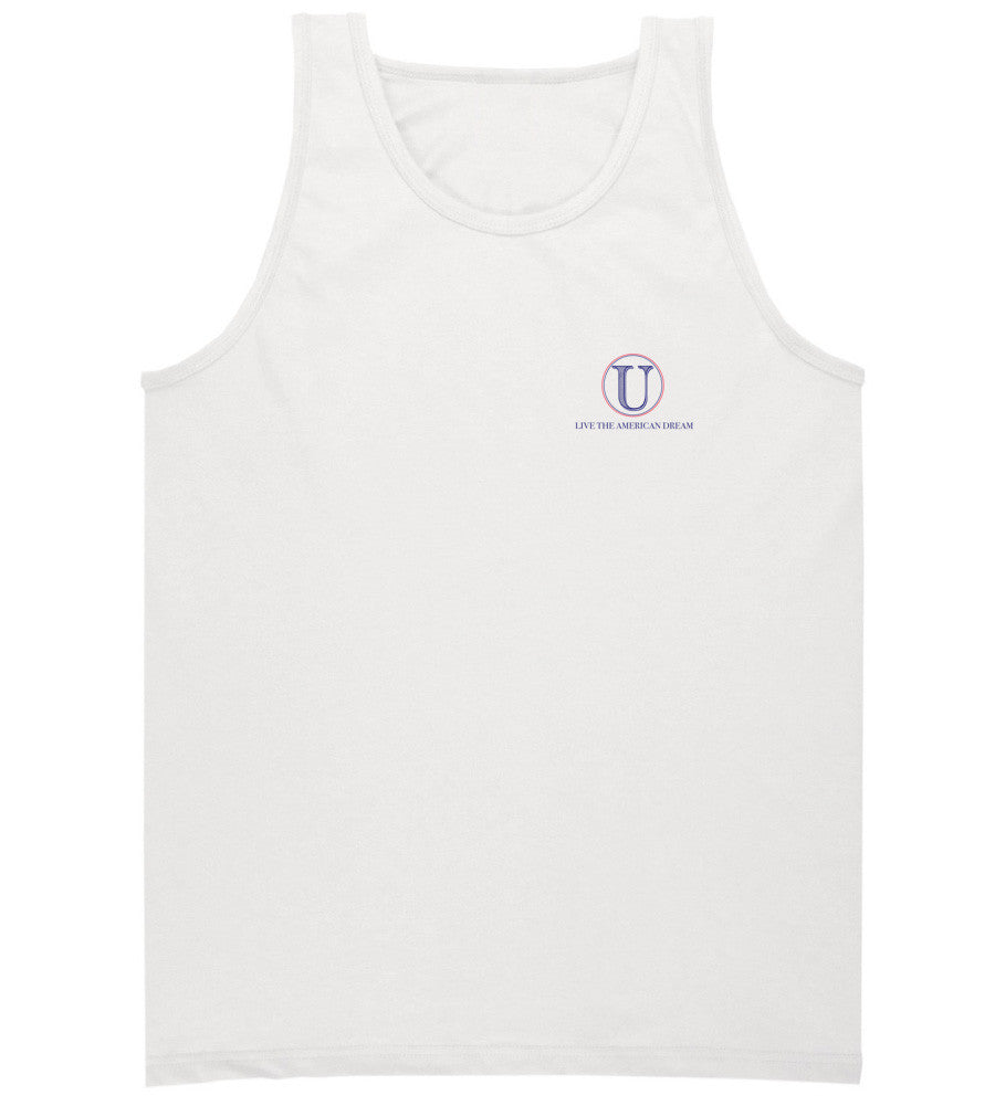 United Tees Logo White Tank Top