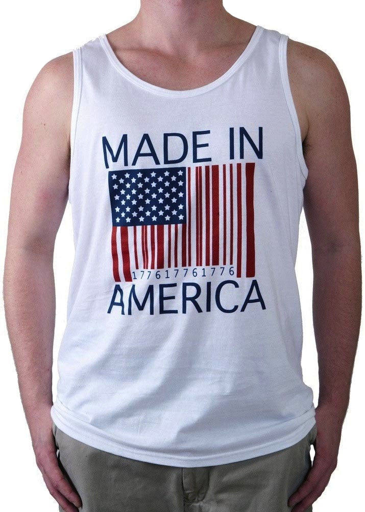 Made in America American Flag Tank Top