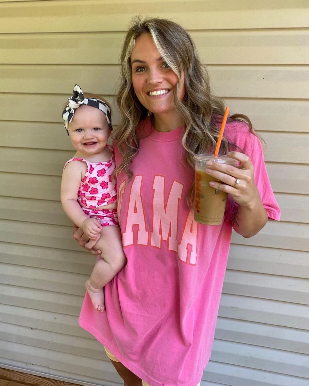 Mama Monograms Comfort colors tee trendy